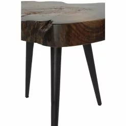 Grayson Lane Dark Brown Wood Live Edge End Table -GRAYSON LANE SHOP 330944844 AlternateImage3