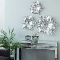 Grayson Lane 17-in, 19-in And 26-in Silver Floral And Botanical Metal Wall Accent - Set Of 3 11 Grayson Lane 17-in, 19-in And 26-in Silver Floral And Botanical Metal Wall Accent - Set Of 3 -GRAYSON LANE SHOP 330944845 AlternateImage3