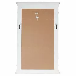 Grayson Lane 51.88-in X 36.63-in Rectangle Cream Framed Mirror