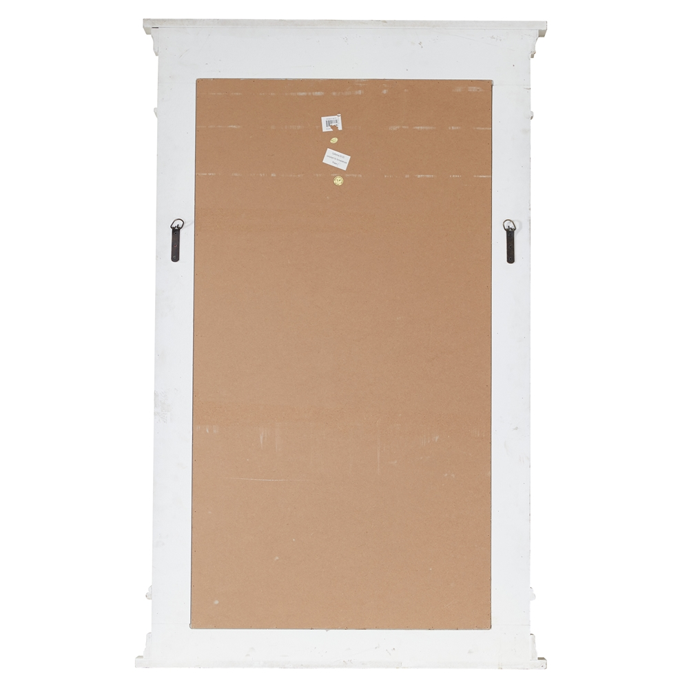 Grayson Lane 51.88-in X 36.63-in Rectangle Cream Framed Mirror 1 Grayson Lane 51.88-in X 36.63-in Rectangle Cream Framed Mirror