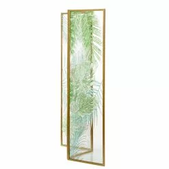 Grayson Lane 3-Panel Green And Gold Folding Contemporary/Modern Room Divider 11 Grayson Lane 3-Panel Green And Gold Folding Contemporary/Modern Room Divider -GRAYSON LANE SHOP 330944853 AlternateImage5