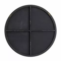 Grayson Lane 42-in X 42-in Round Gold Framed Wall Mirror