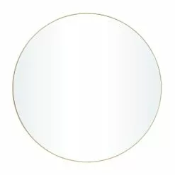 Grayson Lane 42-in X 42-in Round Gold Framed Wall Mirror 8 Grayson Lane 42-in X 42-in Round Gold Framed Wall Mirror -GRAYSON LANE SHOP 330944873 MainImage 001