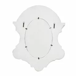 Grayson Lane 43-in X 35-in Irregular White Framed Wall Mirror 9 Grayson Lane 43-in X 35-in Irregular White Framed Wall Mirror -GRAYSON LANE SHOP 330944881 AlternateImage7