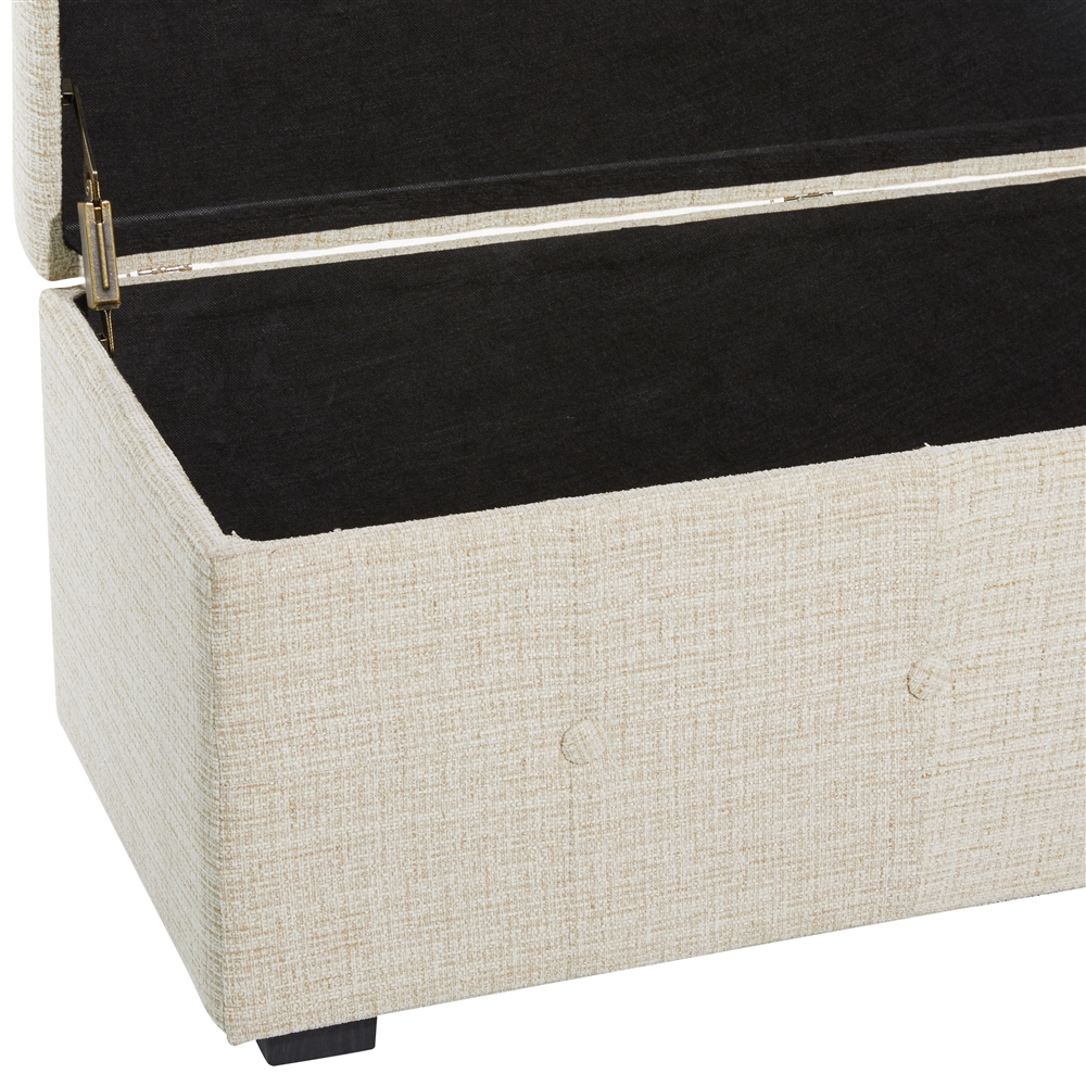 Grayson Lane 17-in X 41-in Industrial Beige Storage Bench - Set Of 3 3 Grayson Lane 17-in X 41-in Industrial Beige Storage Bench - Set Of 3 - Image 3