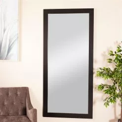 Grayson Lane 70-in X 32.38-in Rectangle Black Framed Wall Mirror 9 Grayson Lane 70-in X 32.38-in Rectangle Black Framed Wall Mirror -GRAYSON LANE SHOP 330944886 AlternateImage1