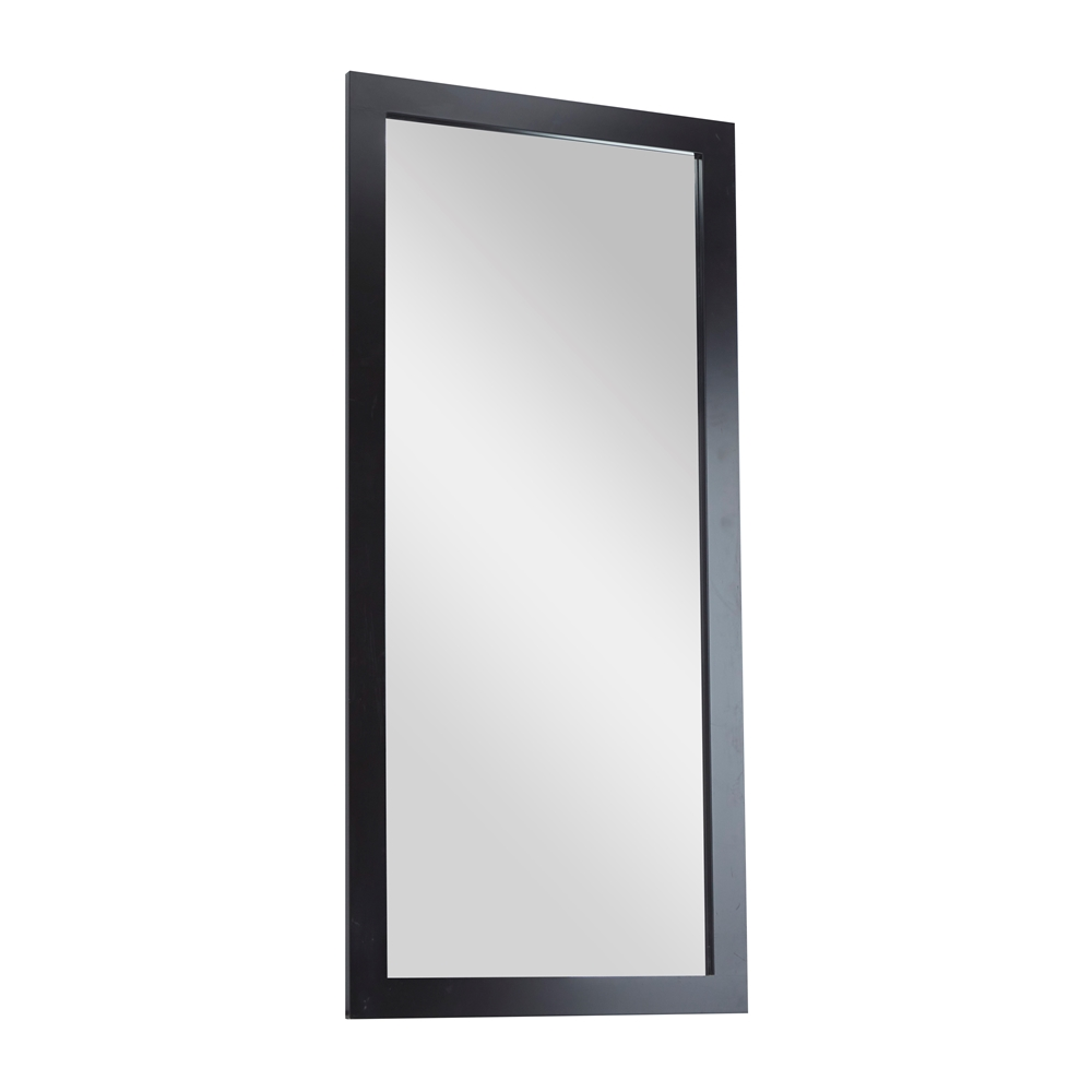 Grayson Lane 70-in X 32.38-in Rectangle Black Framed Wall Mirror 2 Grayson Lane 70-in X 32.38-in Rectangle Black Framed Wall Mirror - Image 2