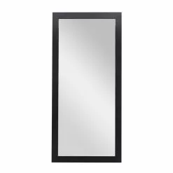 Grayson Lane 70-in X 32.38-in Rectangle Black Framed Wall Mirror