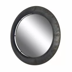 Grayson Lane 34.5-in X 34.5-in Round Grey Metal Wall Mirror -GRAYSON LANE SHOP 330945002 AlternateImage6