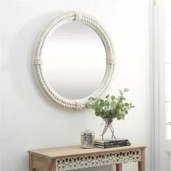 Grayson Lane 36-in X 36-in Round White Wall Mirror 9 Grayson Lane 36-in X 36-in Round White Wall Mirror -GRAYSON LANE SHOP 330945004 AlternateImage1