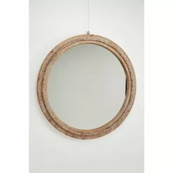 Grayson Lane 36-in X 36-in Round Brown Wall Mirror 8 Grayson Lane 36-in X 36-in Round Brown Wall Mirror -GRAYSON LANE SHOP 330945006 MainImage 001