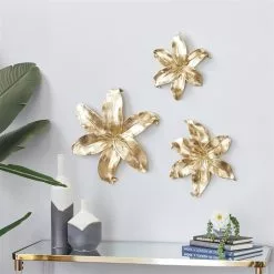 Grayson Lane 17.95-in H X 15.95-in W Floral Resin Wall Accent - Set Of 3 9 Grayson Lane 17.95-in H X 15.95-in W Floral Resin Wall Accent - Set Of 3 -GRAYSON LANE SHOP 330945018 AlternateImage2