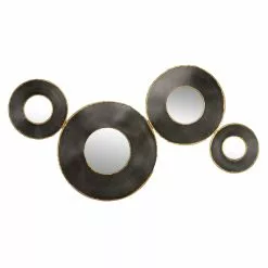 Grayson Lane 27-in X 48-in Round Black Wall Mirror 8 Grayson Lane 27-in X 48-in Round Black Wall Mirror -GRAYSON LANE SHOP 330945023 AlternateImage5