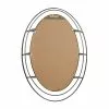 Grayson Lane 35.75-in X 25-in Oval Silver Wall Mirror