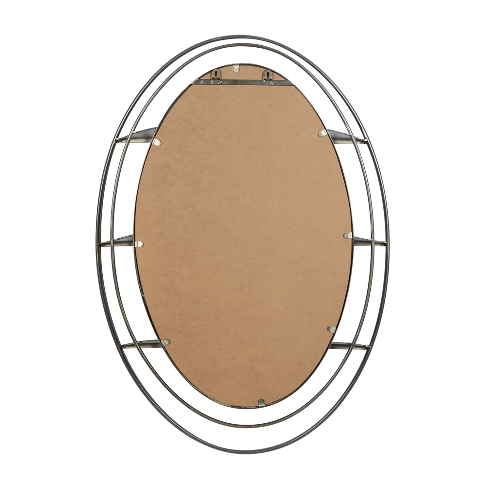 Grayson Lane 35.75-in X 25-in Oval Silver Wall Mirror 1 Grayson Lane 35.75-in X 25-in Oval Silver Wall Mirror
