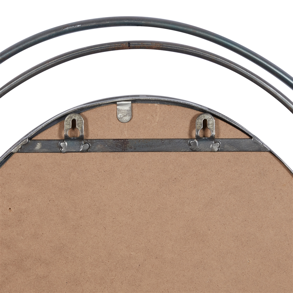 Grayson Lane 35.75-in X 25-in Oval Silver Wall Mirror 3 Grayson Lane 35.75-in X 25-in Oval Silver Wall Mirror - Image 3