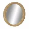 Grayson Lane 23.80-in X 23.80-in Round Brown Wall Mirror