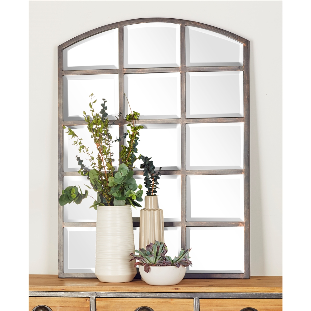 Grayson Lane 40-in X 30-in Arch Clear Wall Mirror 7 Grayson Lane 40-in X 30-in Arch Clear Wall Mirror - Image 7