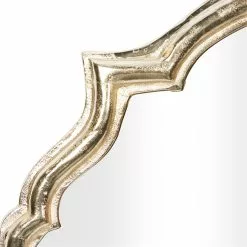 Grayson Lane 36-in X 24.70-in Oval Gold Wall Mirror