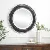 Grayson Lane 36.13-in X 36.13-in Round Brown Wall Mirror
