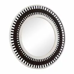 Grayson Lane 36.13-in X 36.13-in Round Brown Wall Mirror 9 Grayson Lane 36.13-in X 36.13-in Round Brown Wall Mirror -GRAYSON LANE SHOP 330945047 AlternateImage5