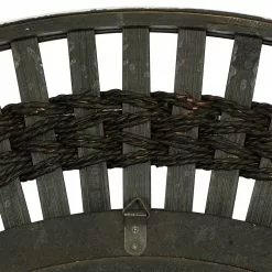 Grayson Lane 36.13-in X 36.13-in Round Brown Wall Mirror 10 Grayson Lane 36.13-in X 36.13-in Round Brown Wall Mirror -GRAYSON LANE SHOP 330945047 AlternateImage7