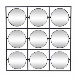 Grayson Lane 27.56-in X 27.56-in Square Black Wall Mirror 8 Grayson Lane 27.56-in X 27.56-in Square Black Wall Mirror -GRAYSON LANE SHOP 330945051 MainImage 001