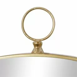 Grayson Lane 24.25-in X 14.88-in Irregular Gold Wall Mirror -GRAYSON LANE SHOP 330945074 AlternateImage4