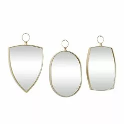 Grayson Lane 24.25-in X 14.88-in Irregular Gold Wall Mirror -GRAYSON LANE SHOP 330945074 AlternateImage5