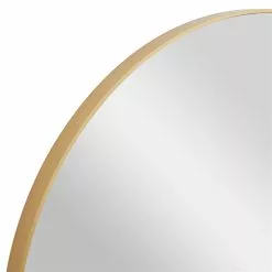 Grayson Lane 30-in X 30-in Round Gold Wooden Wall Mirror -GRAYSON LANE SHOP 330945078 AlternateImage3