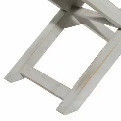 Grayson Lane Farmhouse Black Faux Leather And Distressed White X-Shaped Wood Frame Square Ottoman 10 Grayson Lane Farmhouse Black Faux Leather And Distressed White X-Shaped Wood Frame Square Ottoman -GRAYSON LANE SHOP 330945081 AlternateImage4