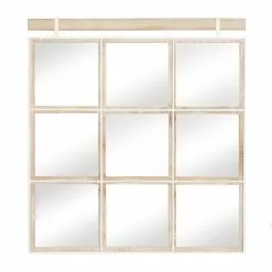 Grayson Lane 35-in X 32-in Square Brown Wall Mirror -GRAYSON LANE SHOP 330945099 MainImage 001