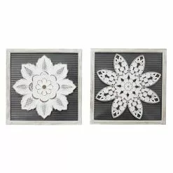 Grayson Lane 18.5-in H X 18.5-in W Floral Wood Wall Accent - Set Of 2 -GRAYSON LANE SHOP 330945105 AlternateImage7