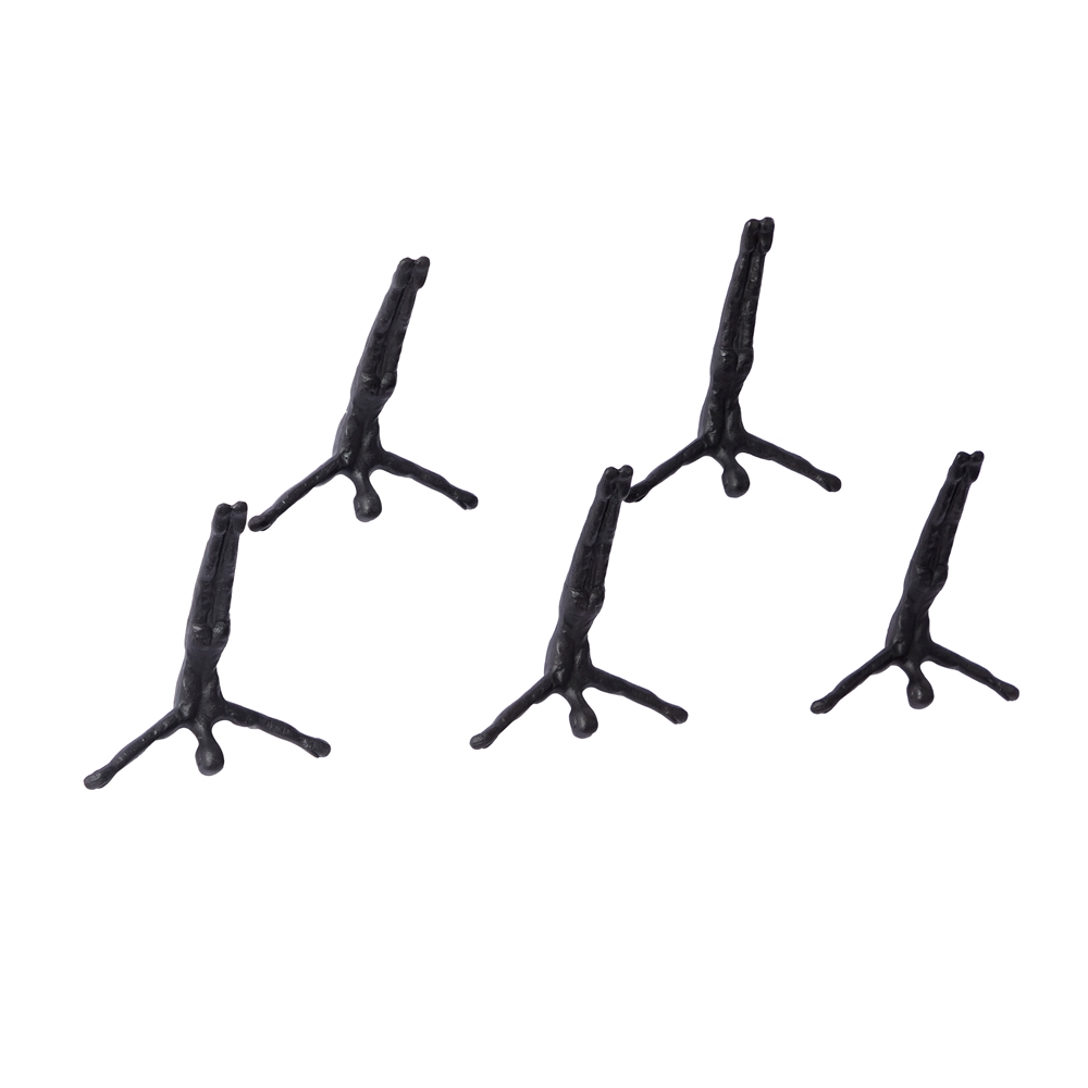 Grayson Lane 10-in H X 9-in W Modern Metal Wall Accent - Set Of 5 5 Grayson Lane 10-in H X 9-in W Modern Metal Wall Accent - Set Of 5 - Image 5