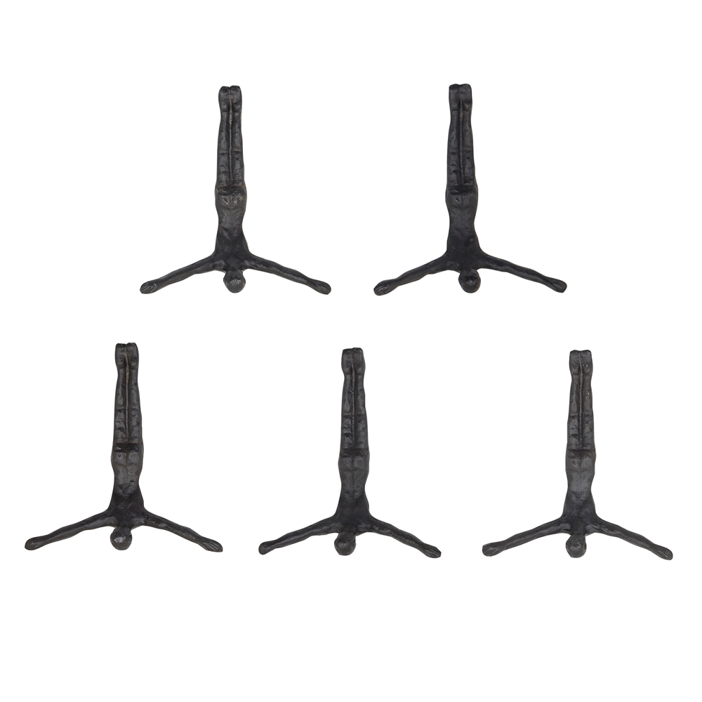 Grayson Lane 10-in H X 9-in W Modern Metal Wall Accent - Set Of 5 3 Grayson Lane 10-in H X 9-in W Modern Metal Wall Accent - Set Of 5 - Image 3