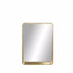 Grayson Lane 31.5-in X 23.65-in Rectangle Gold Wall Mirror -GRAYSON LANE SHOP 330945112 MainImage 001