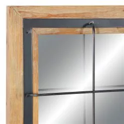 Grayson Lane 31.75-in X 31.5-in Square Brown Wall Mirror -GRAYSON LANE SHOP 330945128 AlternateImage3