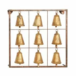 Grayson Lane 32-in H X 32-in W Bells Metal Wall Accent -GRAYSON LANE SHOP 330945137 MainImage 001