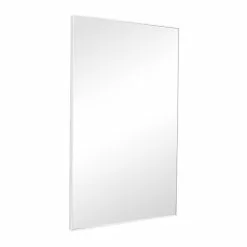 Grayson Lane 40.25-in X 24.13-in Rectangle White Wall Mirror