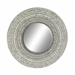Grayson Lane 31.5-in X 31.5-in Round Blue Wall Mirror -GRAYSON LANE SHOP 330945167 AlternateImage5
