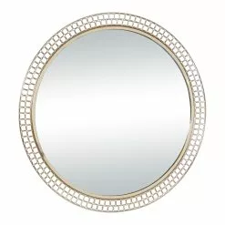 Grayson Lane 36.63-in X 36.63-in Round Gold Wall Mirror -GRAYSON LANE SHOP 330945169 AlternateImage5