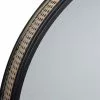 Grayson Lane 31.5-in X 31.5-in Contemporary Round Black Wall Mirror