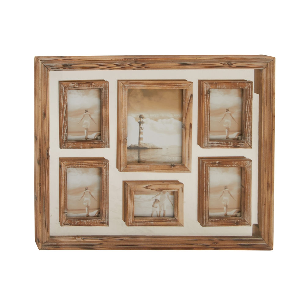 Grayson Lane 24-in X 31-in Brown Wood Vintage Wall Photo Frame 4 Grayson Lane 24-in X 31-in Brown Wood Vintage Wall Photo Frame - Image 4