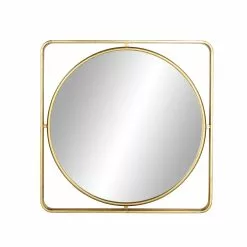 Grayson Lane 34.13-in X 34.13-in Round Gold Wall Mirror -GRAYSON LANE SHOP 330945185 MainImage 001