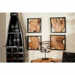 Grayson Lane 17.75-in H X 17.75-in W Abstract Wood Wall Accent - Set Of 4 9 Grayson Lane 17.75-in H X 17.75-in W Abstract Wood Wall Accent - Set Of 4 -GRAYSON LANE SHOP 330945197 AlternateImage2