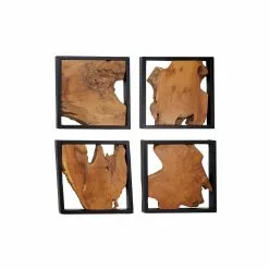 Grayson Lane 17.75-in H X 17.75-in W Abstract Wood Wall Accent - Set Of 4 11 Grayson Lane 17.75-in H X 17.75-in W Abstract Wood Wall Accent - Set Of 4 -GRAYSON LANE SHOP 330945197 MainImage 001
