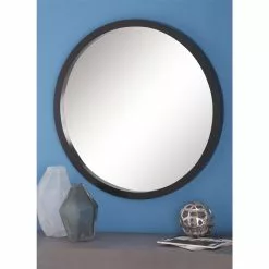 Grayson Lane 32-in X 32-in Round Black Wall Mirror 8 Grayson Lane 32-in X 32-in Round Black Wall Mirror -GRAYSON LANE SHOP 330945211 AlternateImage1