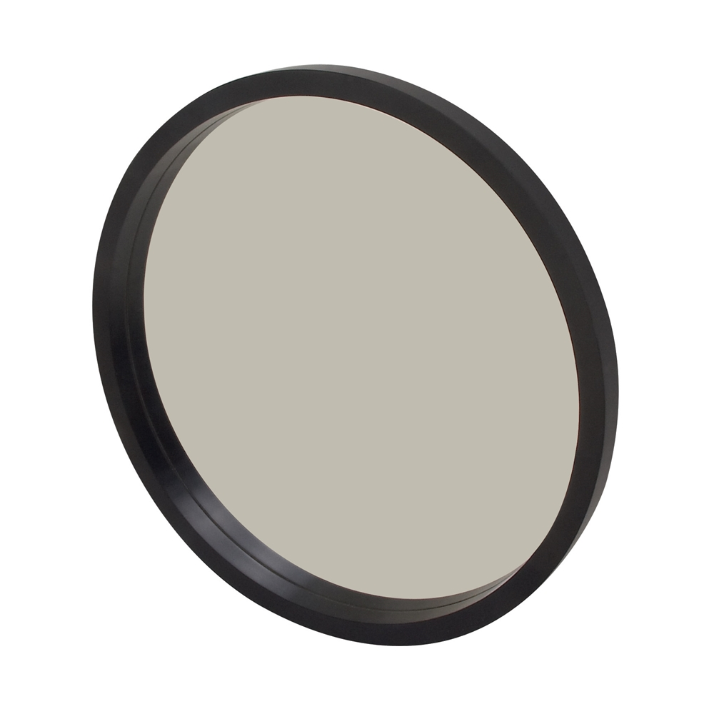 Grayson Lane 32-in X 32-in Round Black Wall Mirror 6 Grayson Lane 32-in X 32-in Round Black Wall Mirror - Image 6