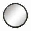 Grayson Lane 32-in X 32-in Round Black Wall Mirror
