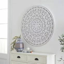 Grayson Lane 36-in H X 36-in W Floral Metal Wall Accent -GRAYSON LANE SHOP 330945217 AlternateImage3